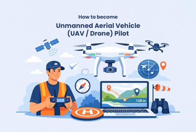 Unmanned Aerial Vehicle (UAV Drone) Pilot Eduwik