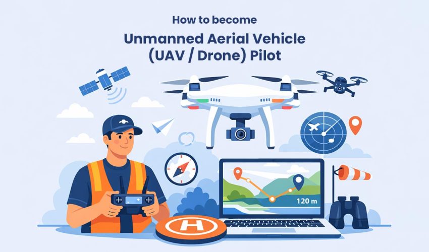 Unmanned Aerial Vehicle (UAV Drone) Pilot Eduwik